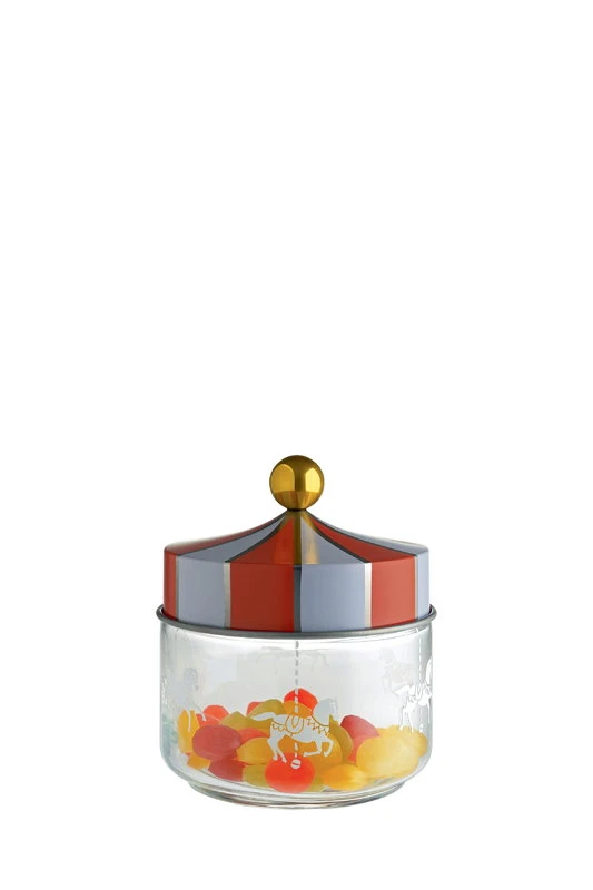 Alessi Circus glass jar, 0,5 L