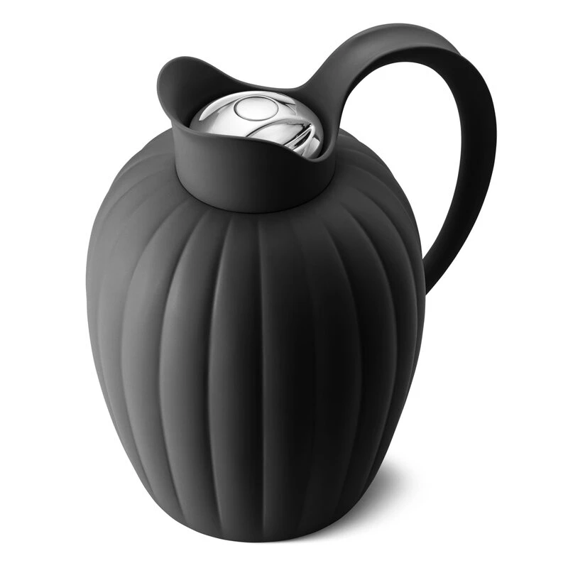 Georg Jensen Bernadotte Thermo jug, 1 L, midnight black