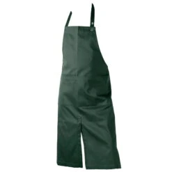 The Organic Company Apron With Pocket, Dark Green