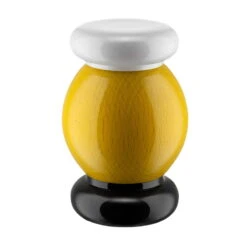 Alessi Sottsass Grinder, Small, Yellow - White - Black