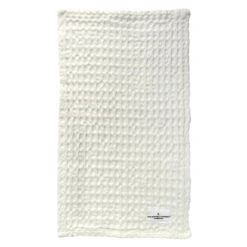The Organic Company Big Waffle Kitchen And Wash Cloth, Natural White