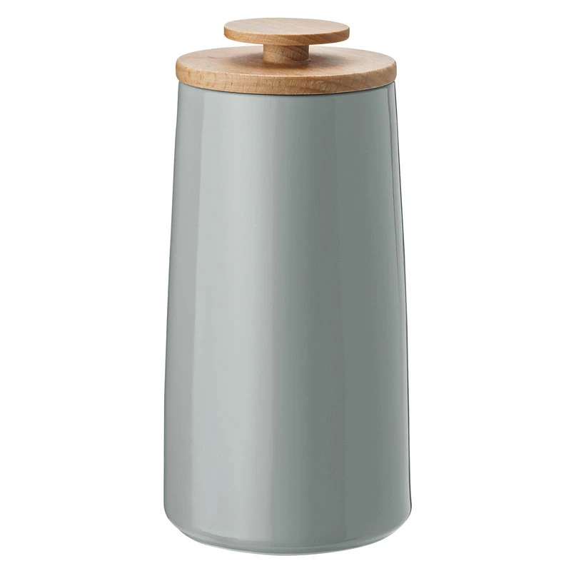 Stelton Emma storage jar, small, grey
