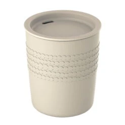 Marimekko Oiva - Siirtolapuutarha Takeaway Mug, Natural White