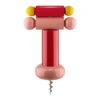 Alessi Sottsass Corkscrew, Red - Pink - Yellow