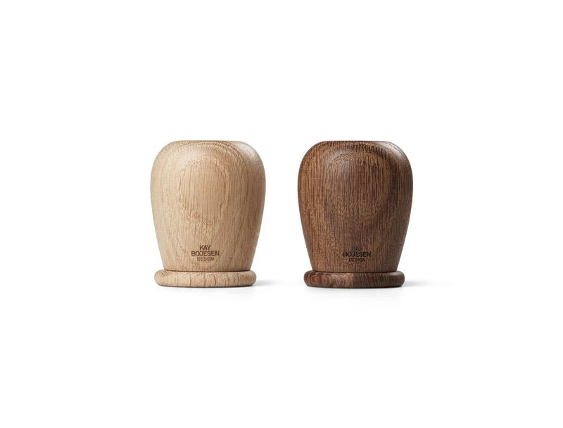 Kay Bojesen Menageri salt and pepper set, oak - smoked oak