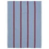 Ferm LIVING Hale Tea Towel, Faded Blue - Burgundy