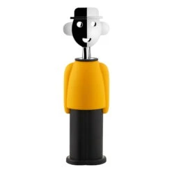 Alessi Alessandro M. Corkscrew, Yellow - Black