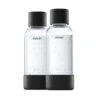 Mysoda Water Bottle 0,5 L, 2 Pcs, Black