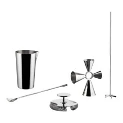 Alessi The Tending Box Mixing Kit, Set Of 5, Stainless Steel