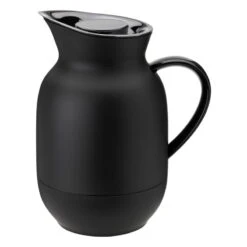 Stelton Amphora Vacuum Jug For Coffee, 1 L, Soft Black