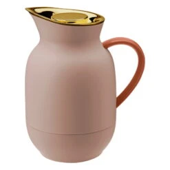 Stelton Amphora Vacuum Jug For Coffee, 1 L, Soft Peach