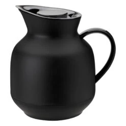 Stelton Amphora Vacuum Jug For Tea, 1 L, Soft Black