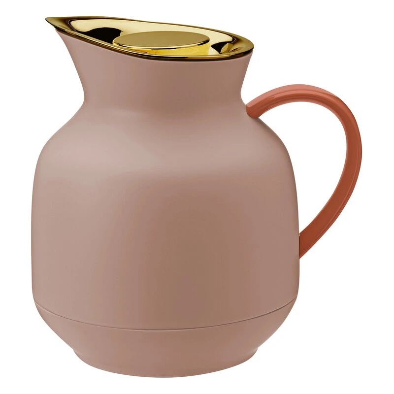 Stelton Amphora vacuum jug for tea, 1 L, soft peach