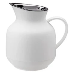 Stelton Amphora Vacuum Jug For Tea, 1 L, Soft White