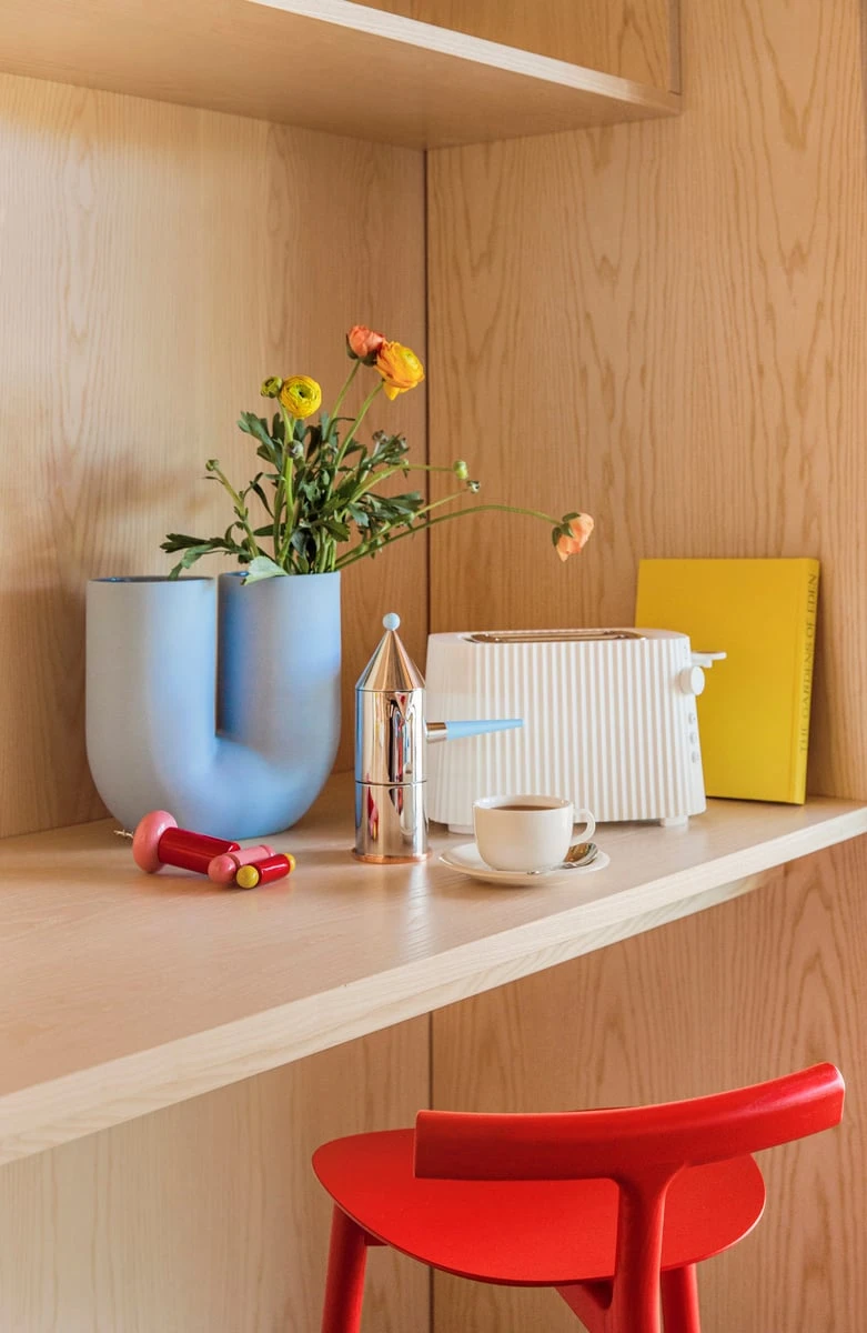 Alessi Plissé toaster, white