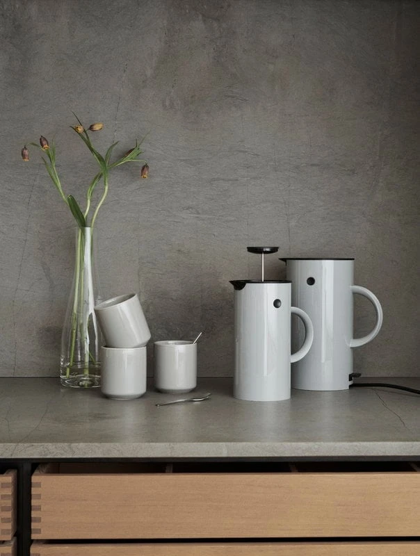 Stelton EM77 electric kettle, light grey