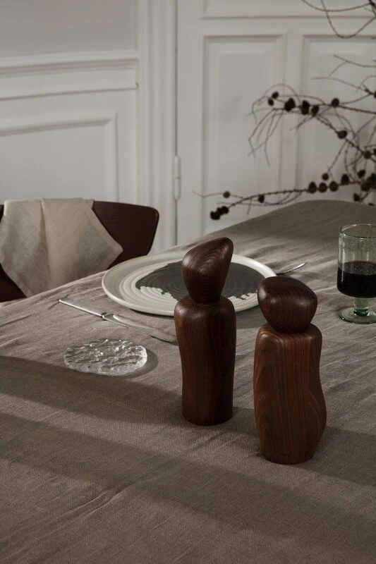 ferm LIVING Cairn grinder, dark brown