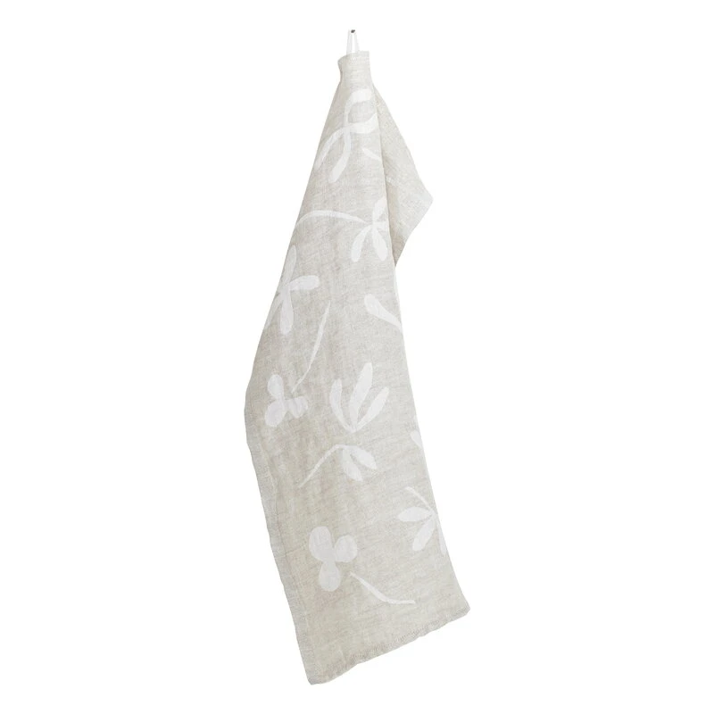 Lapuan Kankurit Friida tea towel, linen - white
